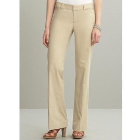 Banana Republic Jackson Fit Cream Trouser Size 8 NWT - Picture 1 of 11